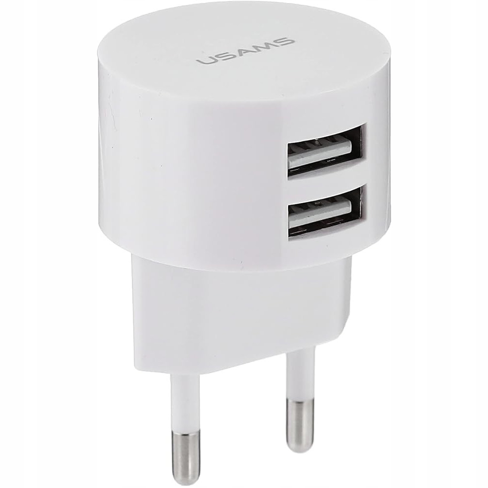 Ładowarka zasilacz sieć kątowy USAMS T20 2xUSB 2.1A FAST kabel lightning 1m EAN (GTIN) 6958444981000