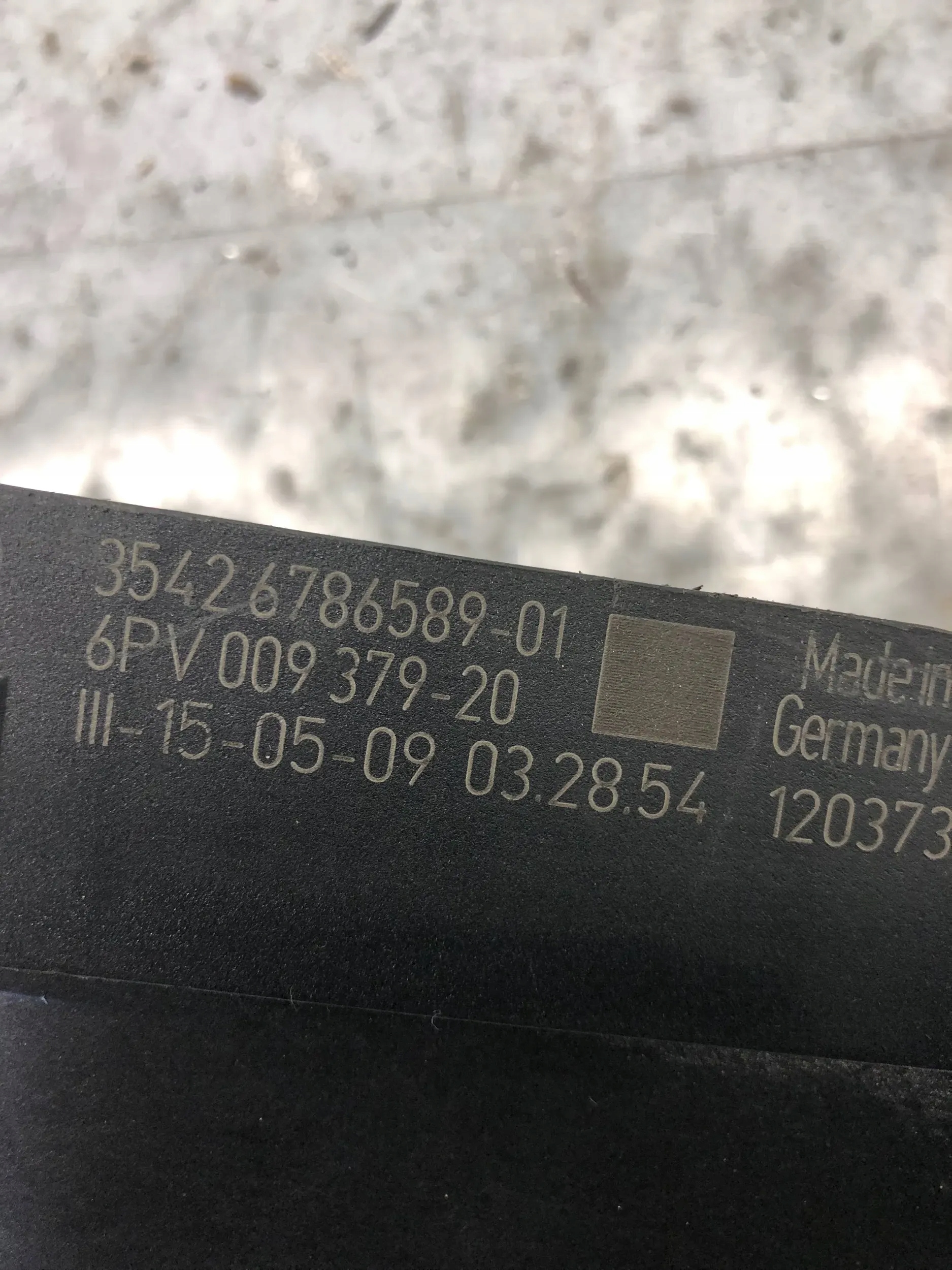 Gaspedal potentiometer BMW E87 6786589