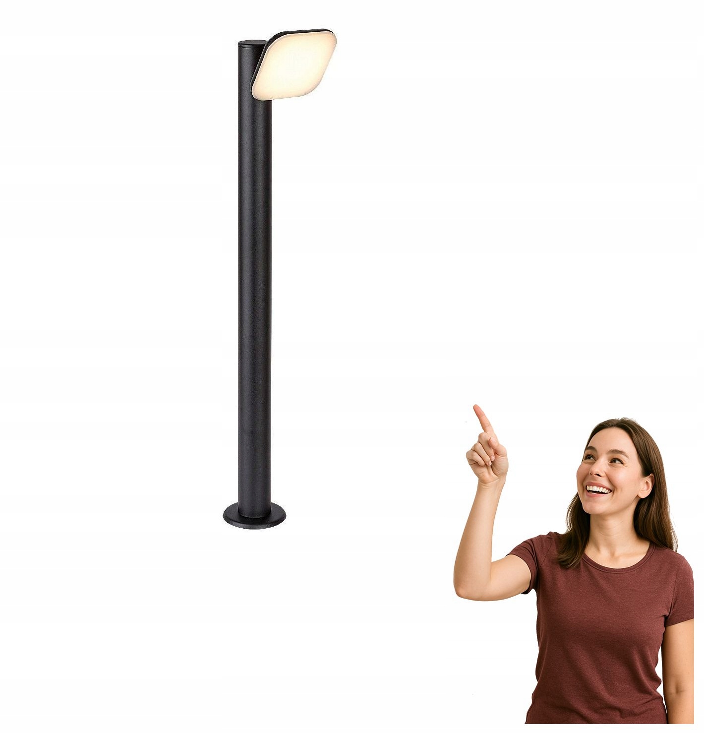 Vonkajšia lampa Led záhradný stĺpik 12W Odiel 77060 Rabalux
