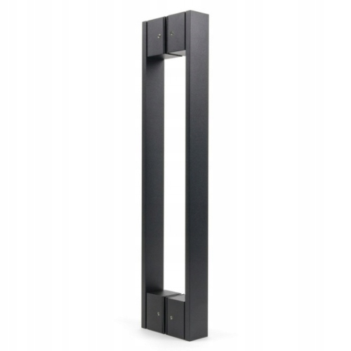 Držák H=493 mm Antaba Oboustranný Černý Dveře Držák Kov Jednoduchý Loft