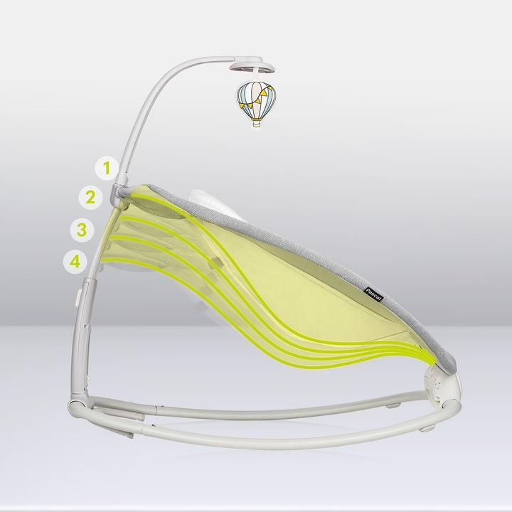 LIONELO PASCAL BUJACZEK LEŻACZEK WIBRACJE MELODIE Cechy dodatkowe pałąk z zabawkami regulator czasu pracy system wibracji zasilanie bateriami zdejmowany pokrowiec