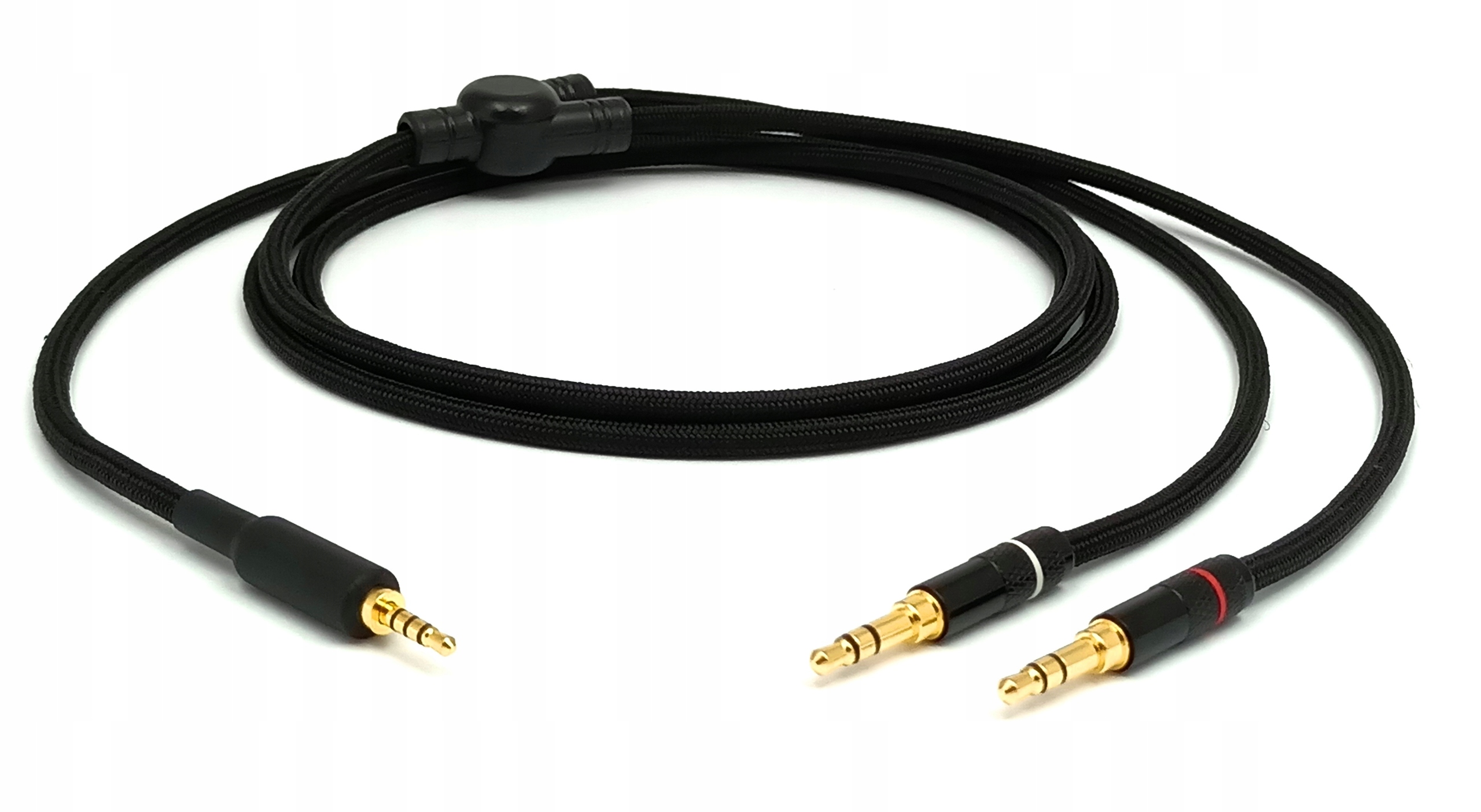 Ručně vyrobený vyvážený kabel pro sluchátka Audeze LCD-1 konektor 2,5 mm