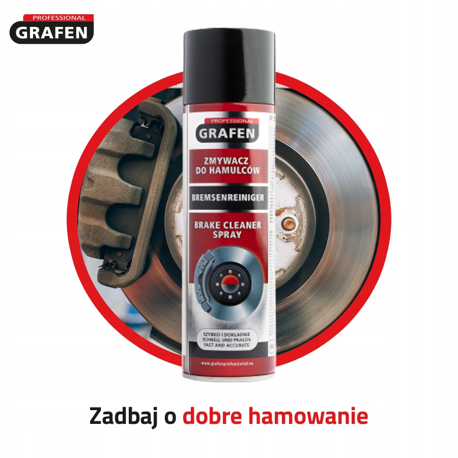 ZMYWACZ CZYSZCZENIA HAMULCÓW GRAFEN 500ml 12 szt. Producent Grafen Professional