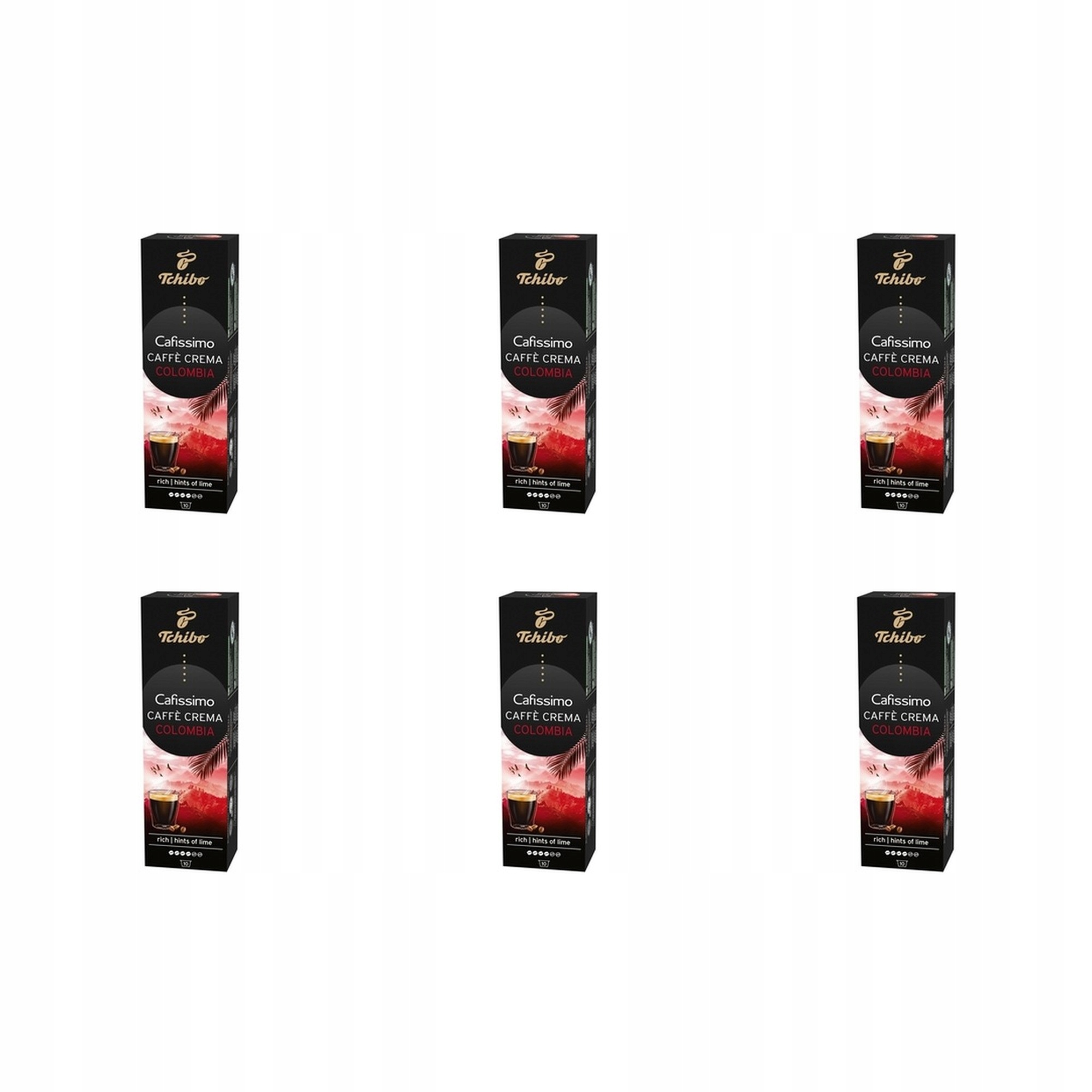 6 x kapsle pro Cafissimo Tchibo Barista Caffe Crema Colombia