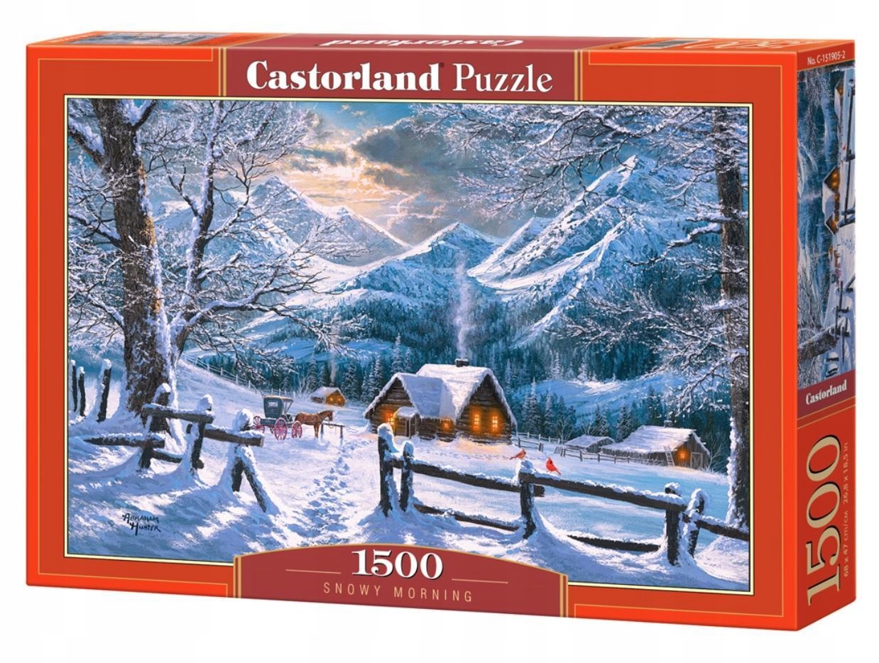 

Puzzle 1500 Śnieżny poranek Castorland