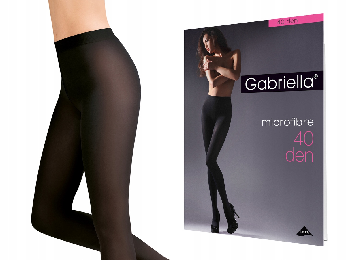 

Rajstopy Gabriella Microfibre 40 den Nero 2