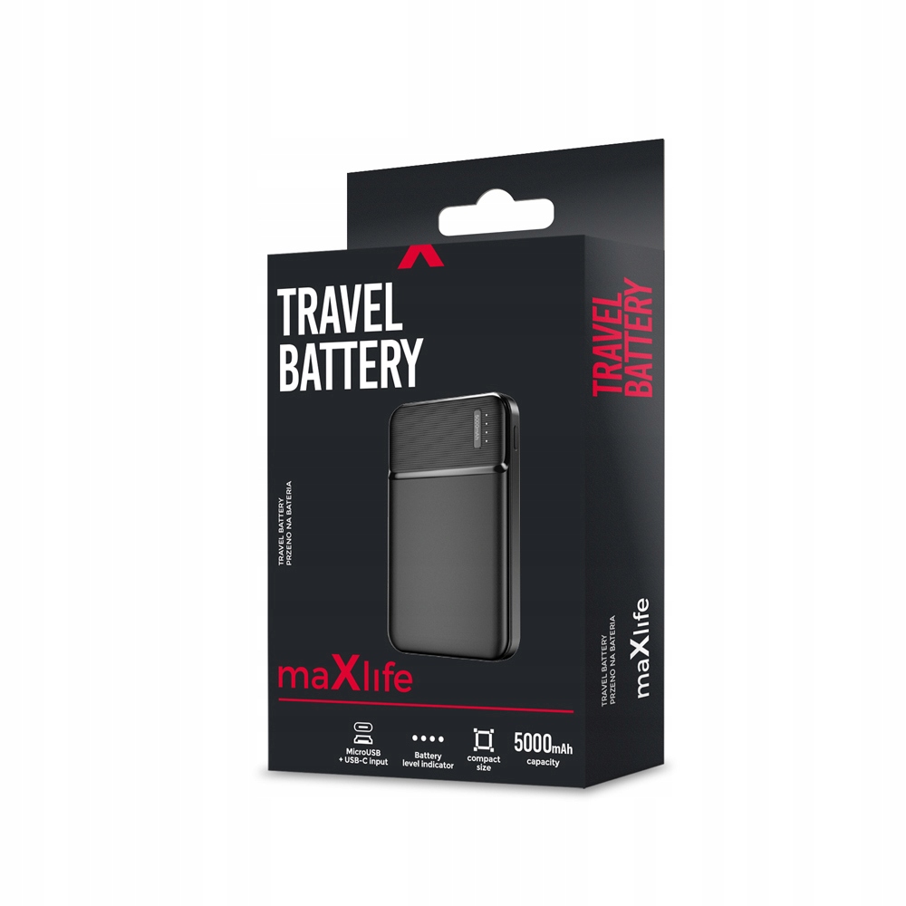 MAŁY SZYBKI POWERBANK 5000 mAh Quick Charge GRATIS Głębokość produktu 14 cm