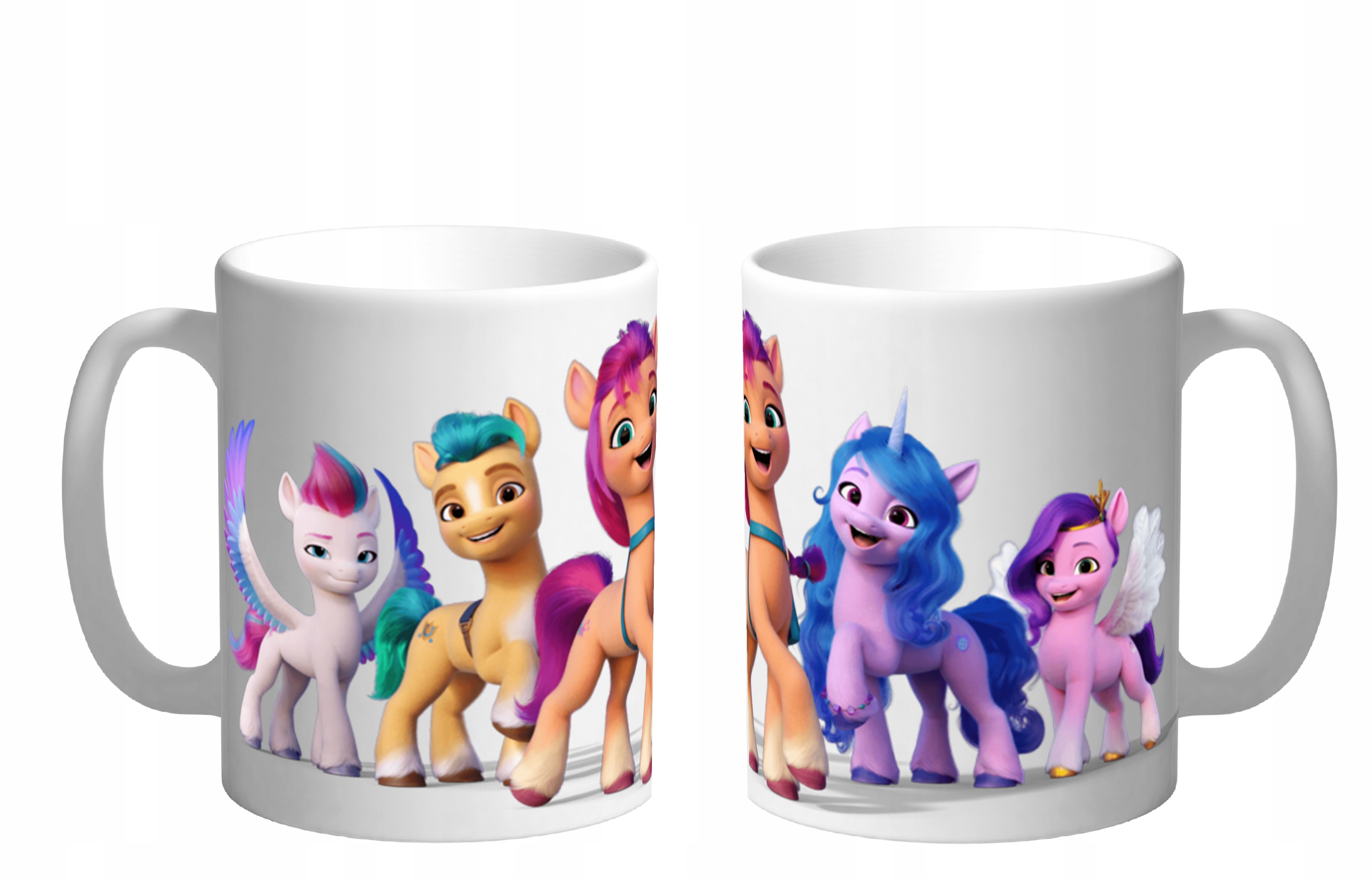 KUBEK MY LITTLE PONY KUCYKI KONIKI + IMIĘ Kartonik