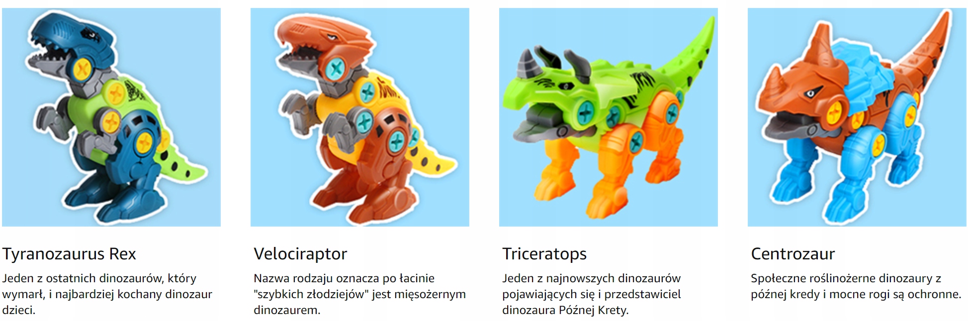 Dreamon Take Apart Dinosaur, zestaw DIY, wiertarka Materiał Plastik