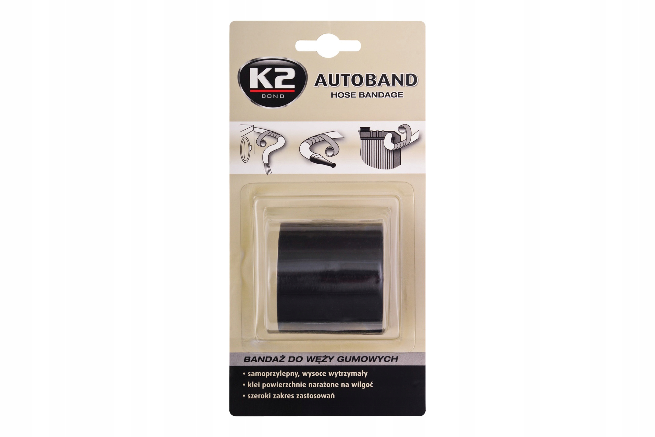 

Bandaż do węży gumowych K2 Autoband 5 cm x 300 cm