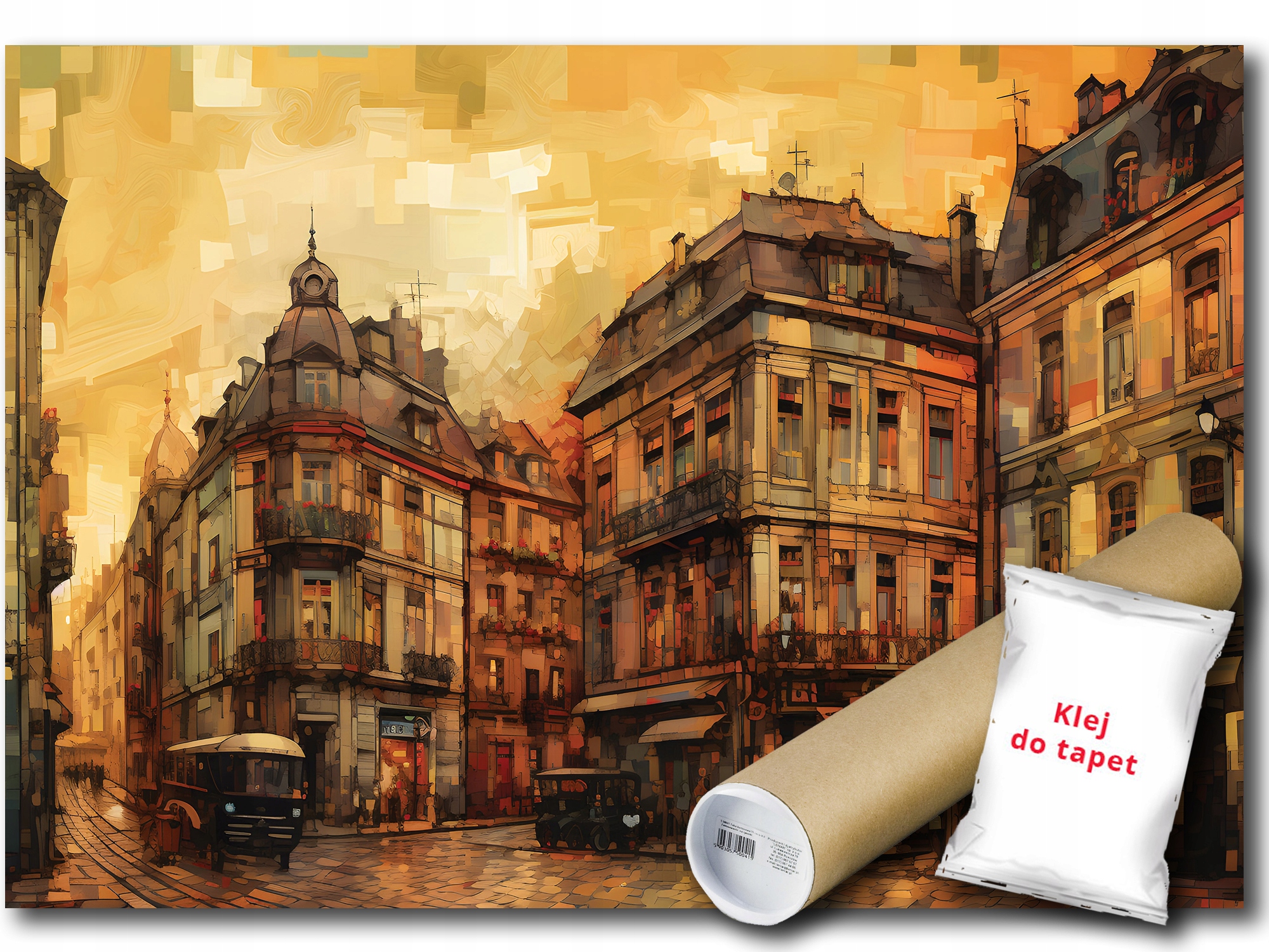 Vinylová Fototapeta Mesto Obraz Pohľad 416x254