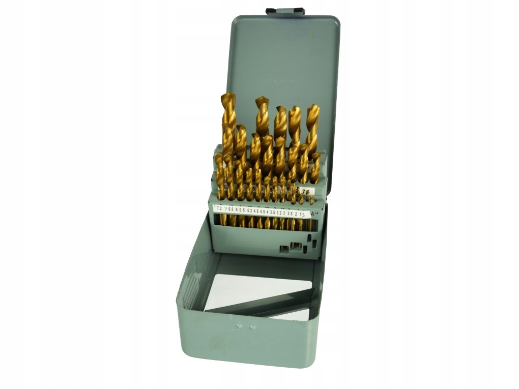 НАБІР ТИТАНОВИХ СУВДРІЛ ПО МЕТАЛУ 28 шт 1,5-13мм