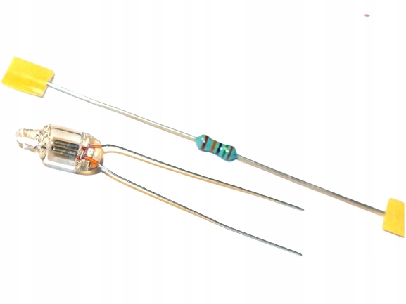 

Neonówka pomarańczowa 6x12mm +rezystor [4szt.]