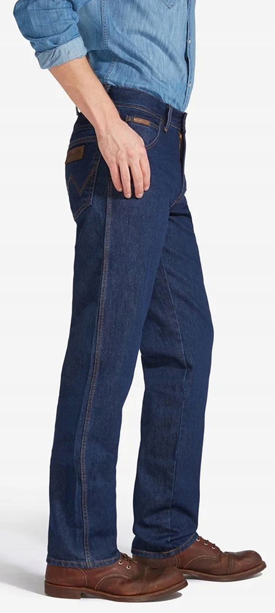 Wrangler TEXAS Darkstone DŻINS BEZ STRECZU W30 L34 Kolekcja Earthwash