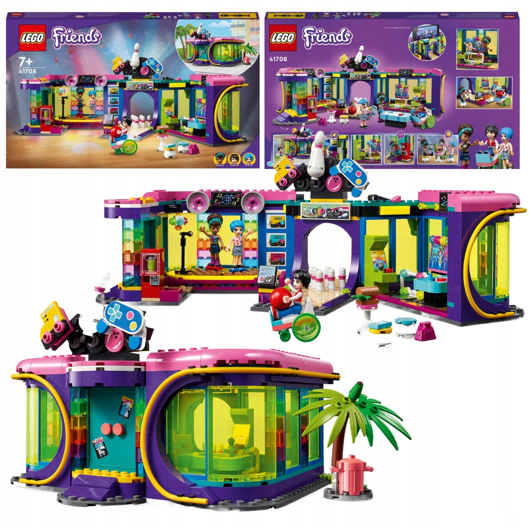 Lego Friends 41708 Automat Na Diskotéce Bowlingová Zóna Herní Zóna 3 Figurky