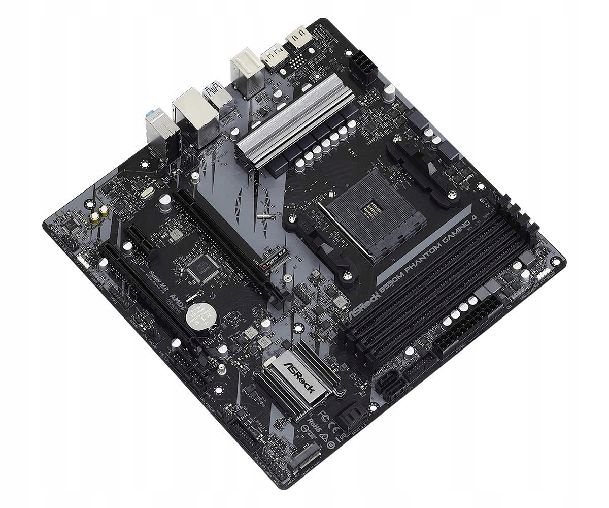 ASROCK B550M Phantom Gaming 4 AM4 MATX DDR4 SATA 6GB/S M2 USB 3.2 — miniatura 9