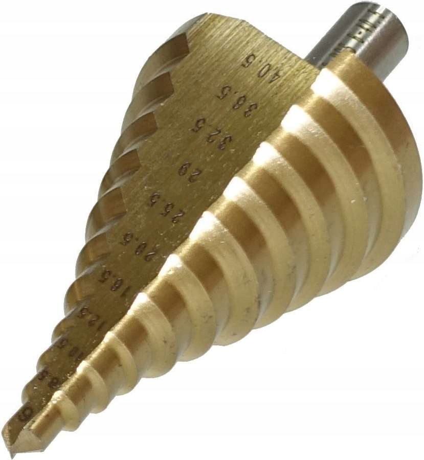Vrták stupňovitý Hss titanovaný 6-40.5 mm