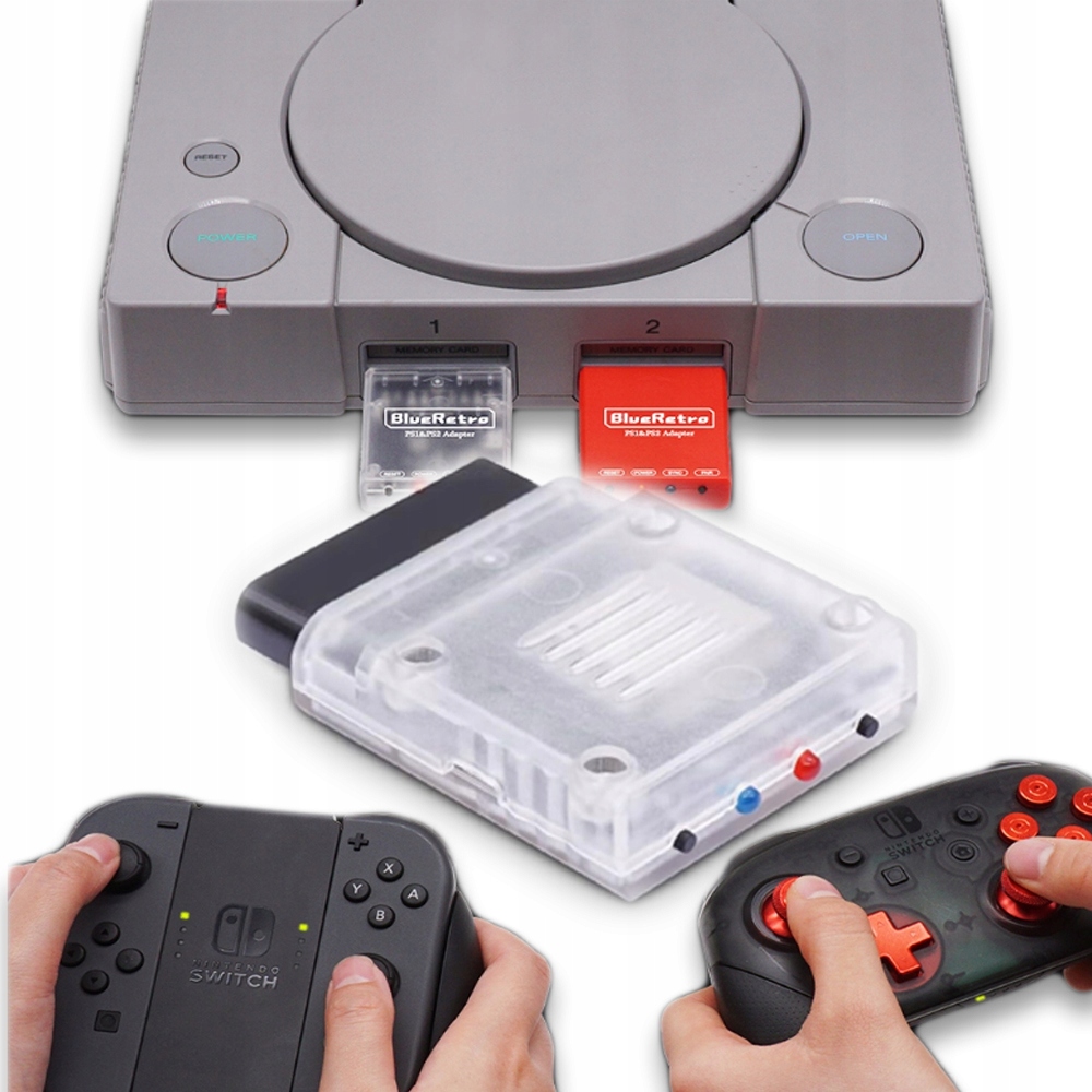 BlueRetro Bezprzewodowy kontroler do konsoli PS1 PS2