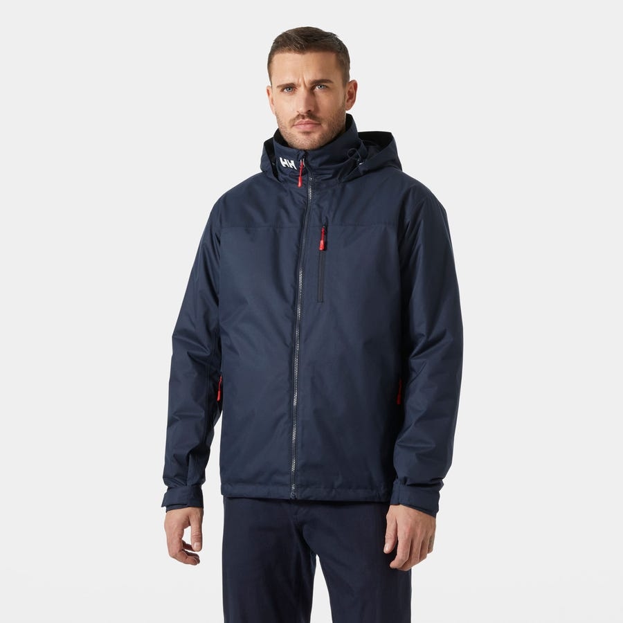 Kurtka Męska Helly Hansen Crew Hooded Pile Jacket Dark Blue XXL