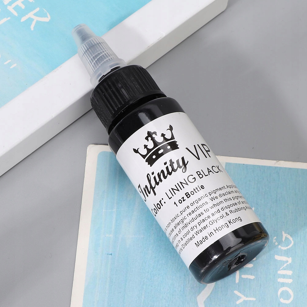 TUSZ FARBA DO TATUAZU 30ML DYNAMIC LINING CZARNY BLACK Kod producenta JM28535-01