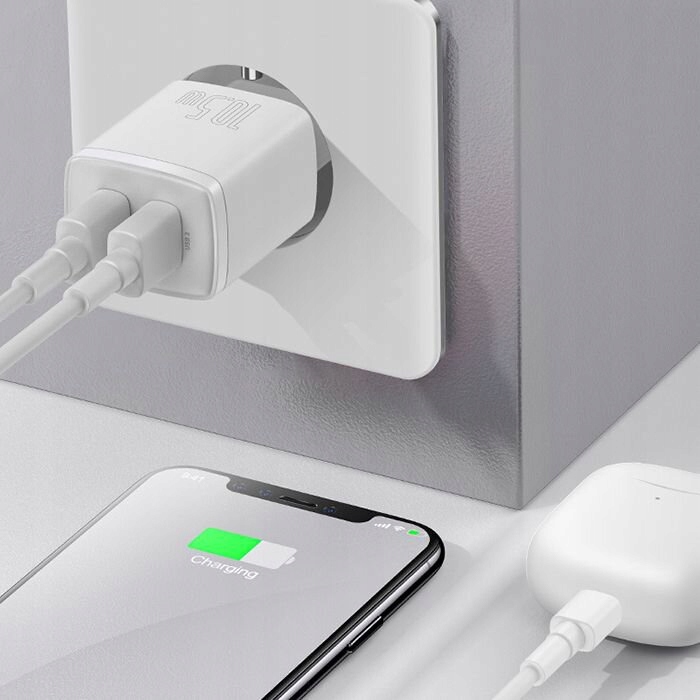 BASEUS SZYBKA MOCNA ŁADOWARKA SIECIOWA 2X USB 10W Marka Baseus