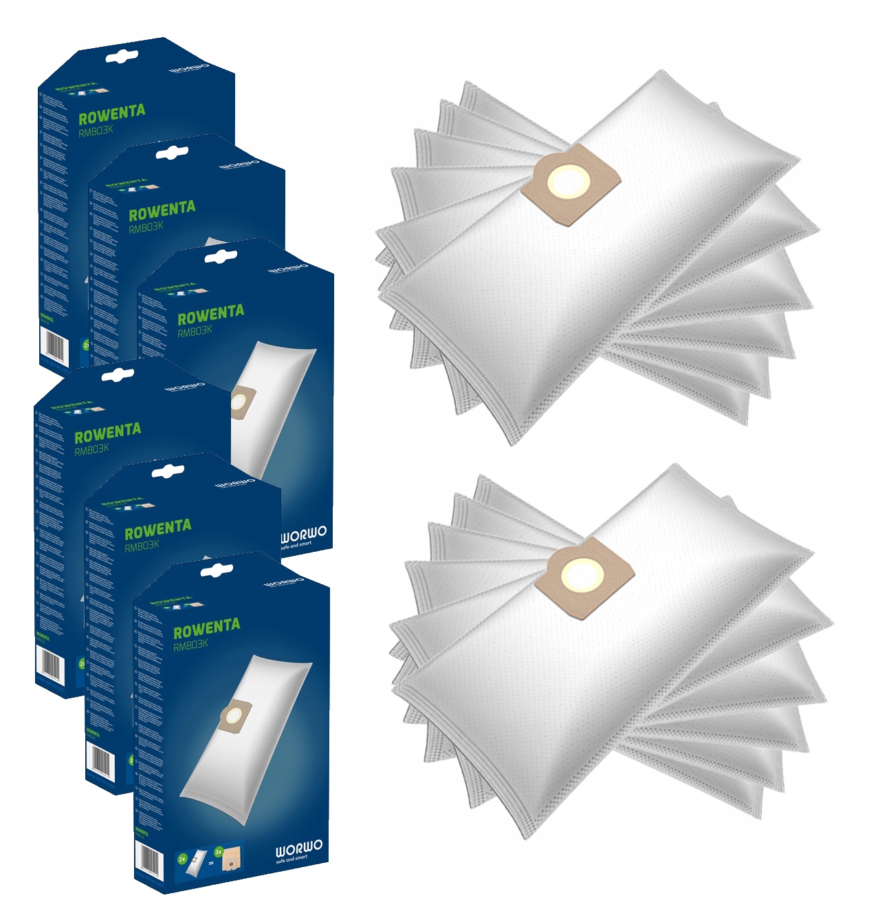 12x WORKI DO ODKURZACZA KARCHER WD3 WORWO RMB03K