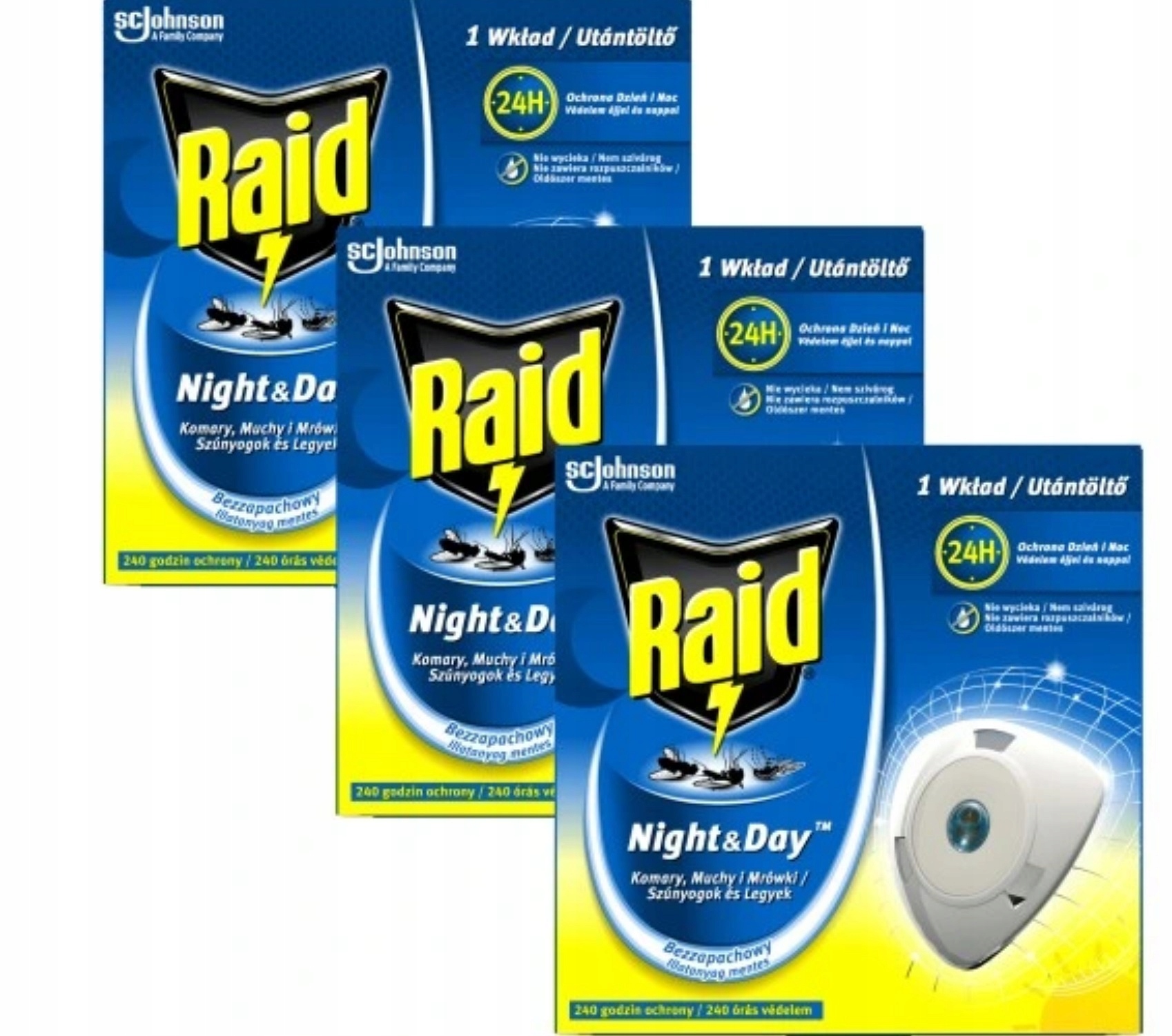 Wkład Zapas Raid przeciwko komarom,mrówkom,muchom