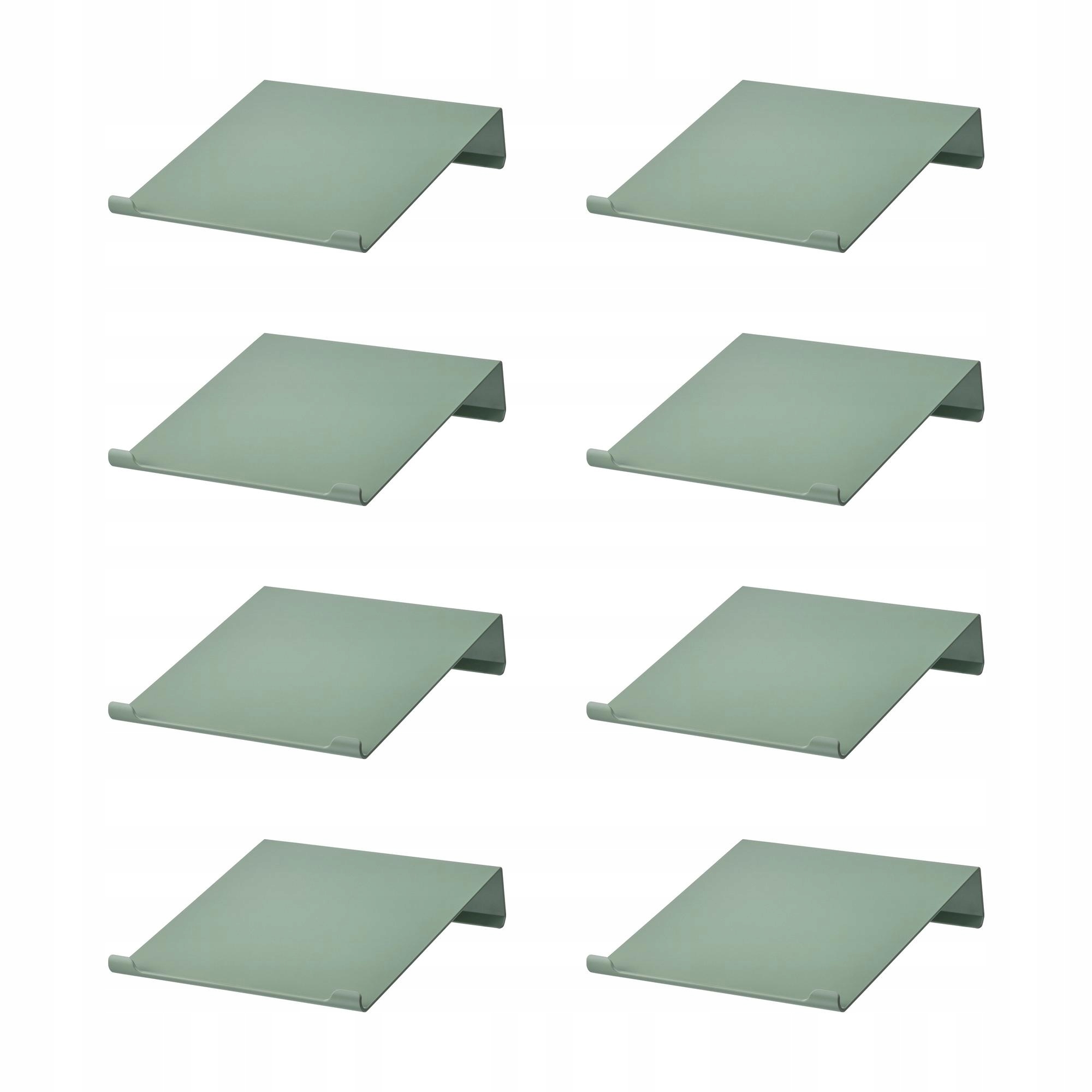 8 szt. Relatera Podkładka do pisania jasny szarozielony