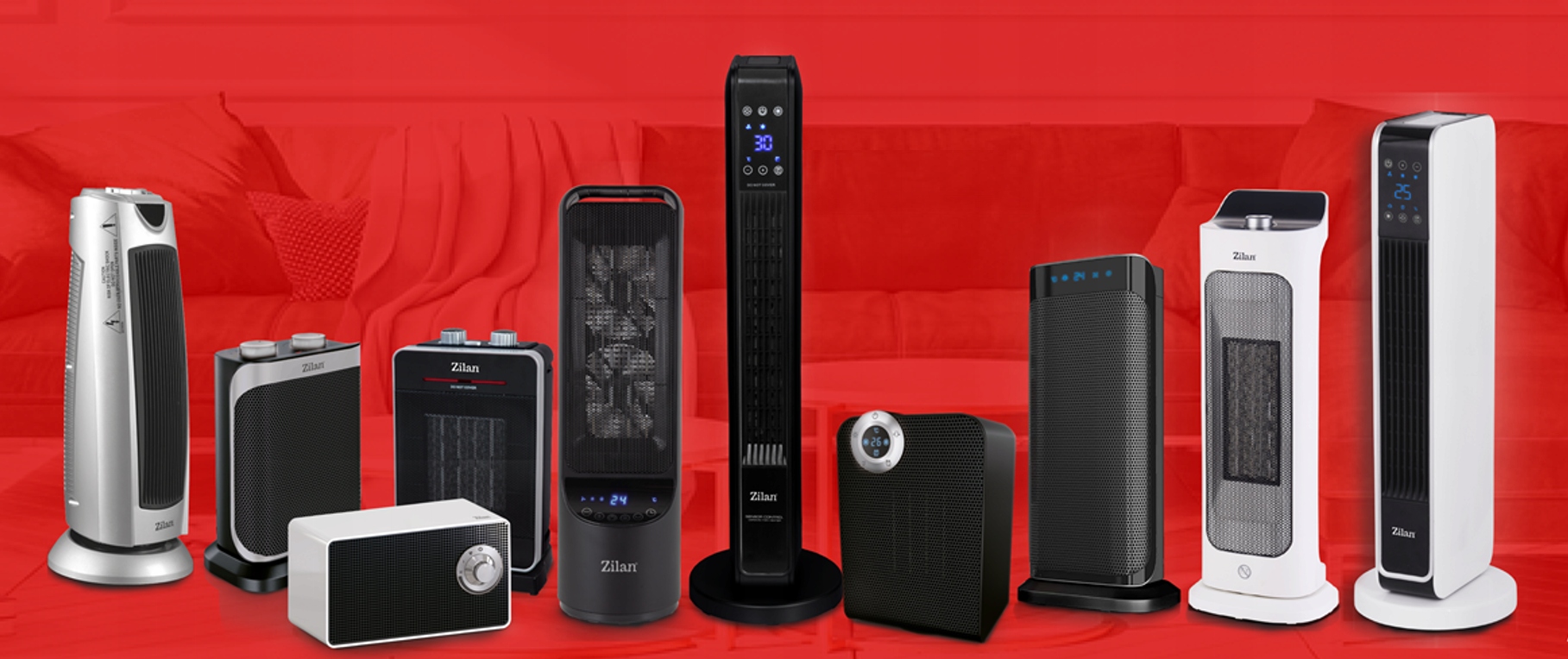 TERMOWENTYLATOR GRZEJNIK ELEKTRYCZNY 2200W+PILOT Model SOFT TOUCH