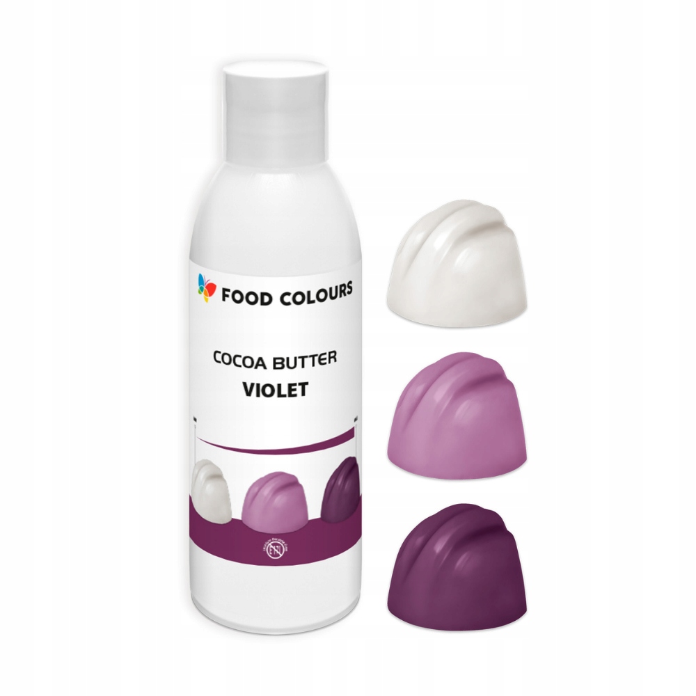 Levně Food Colours kakaové máslo fialové violet 100 g