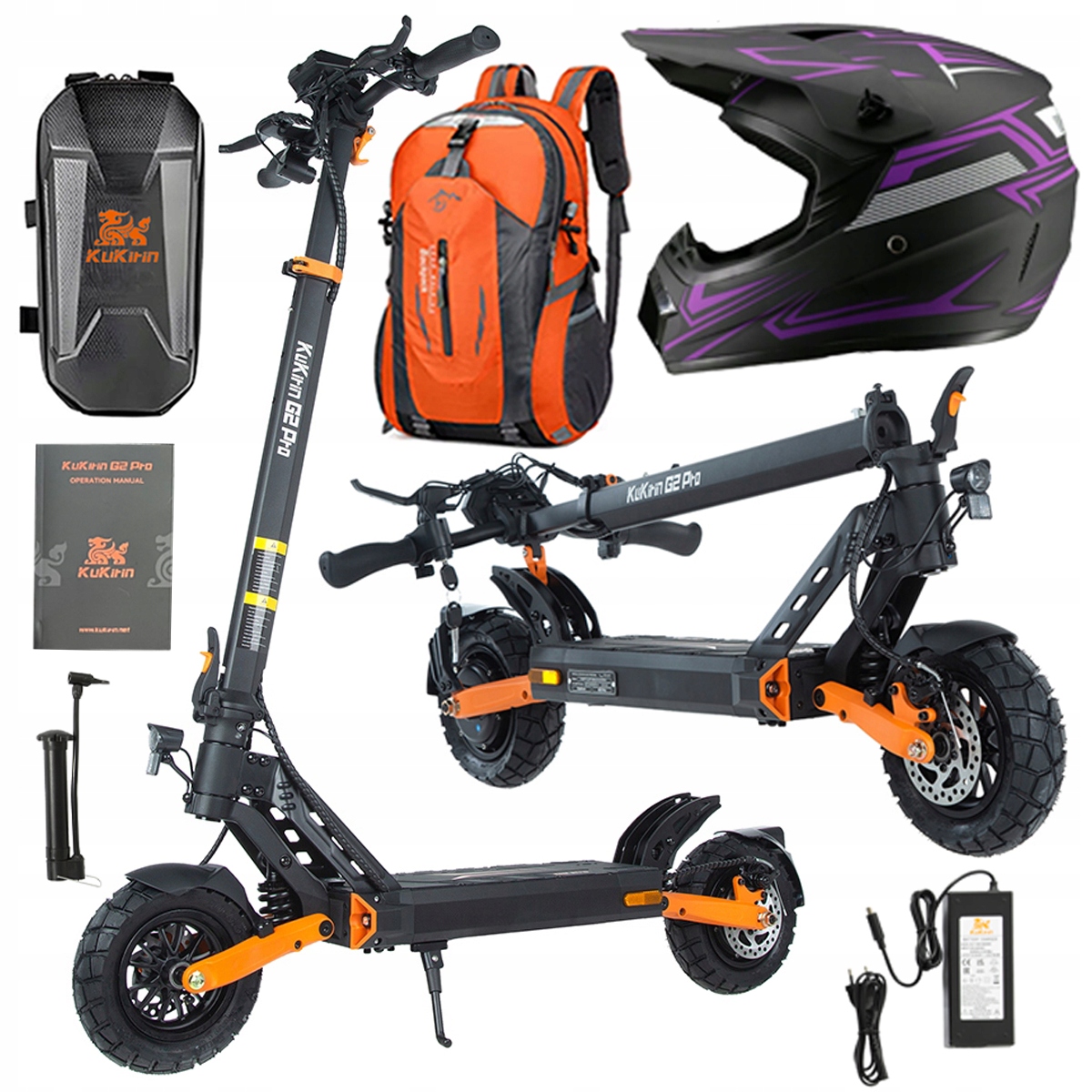 Pojazd Elektryczny KuKirin G2 Pro Vmp 500w 48V 15.6AH 65KM 25km/h +Prezent