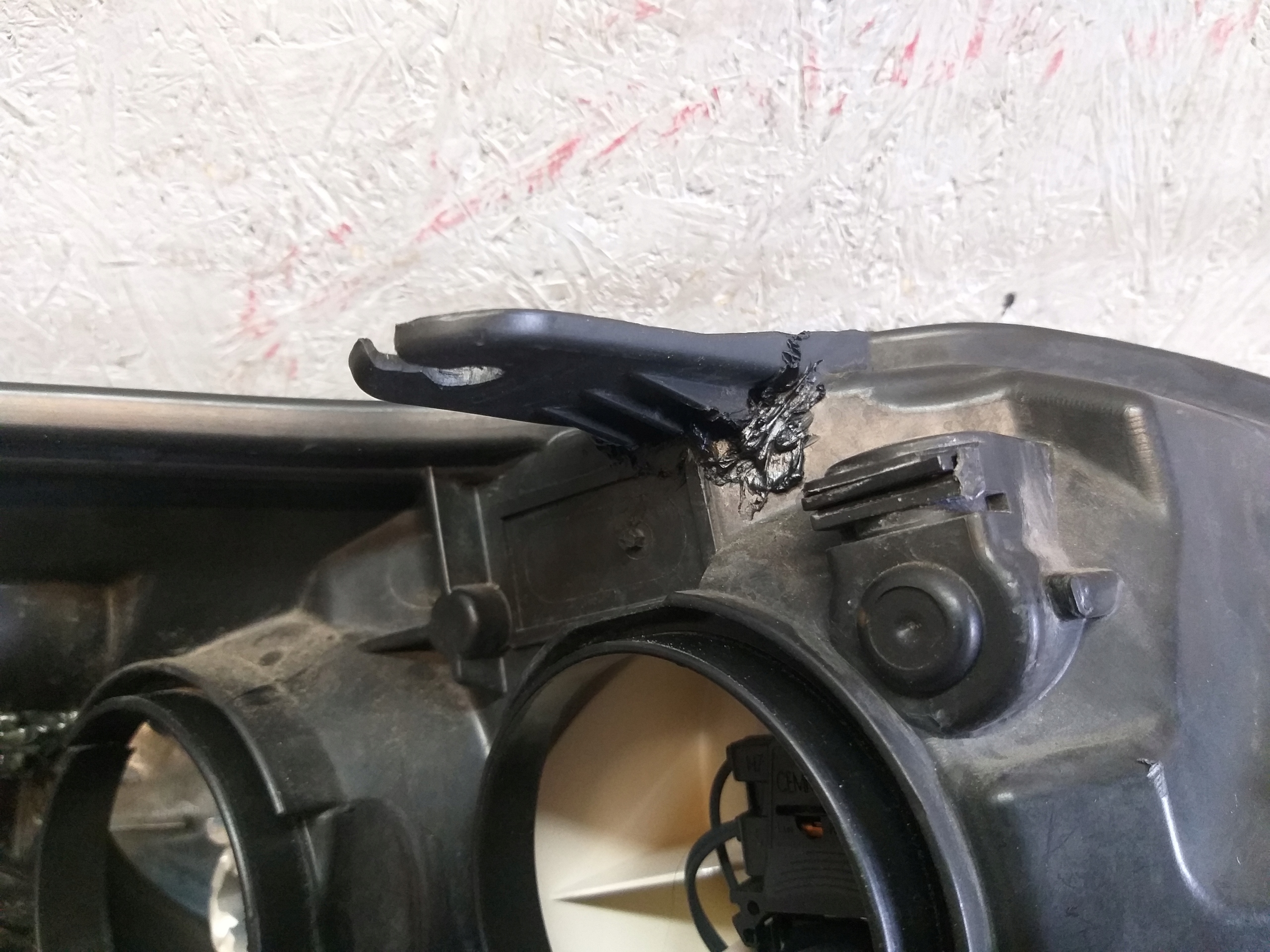 light front left FORD FOCUS MK2 LIFT 08
