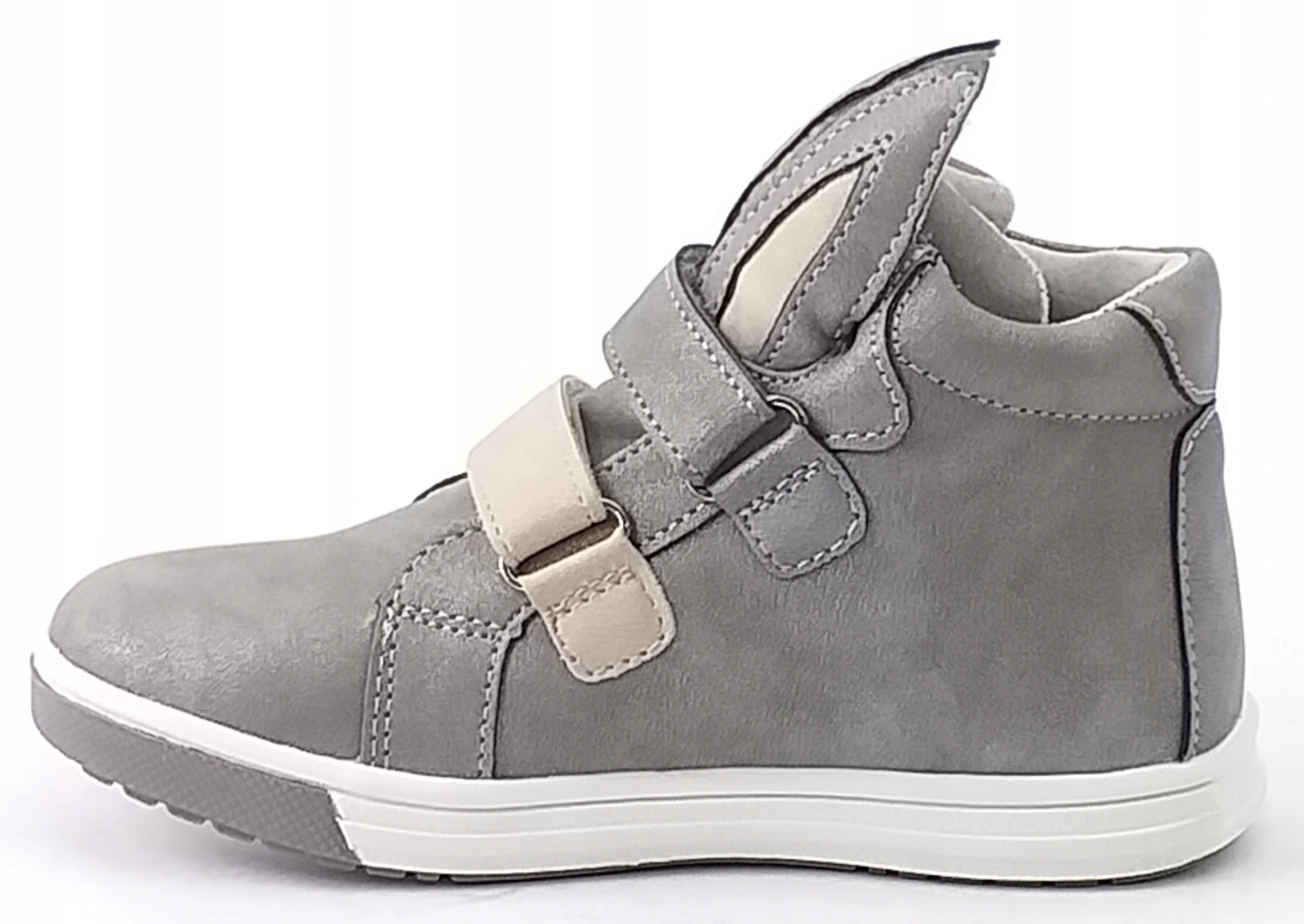 WOJTYŁKO BUTY DZIECIĘCE TRZEWIKI SZARE NA RZEP 22 Kod producenta 3T23003