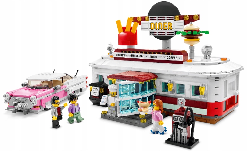 LEGO Bricklink - Restauracja z lat 50s 910011 MISB Marka LEGO