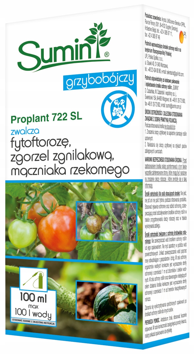 

Sumin Proplant 722 Sl grzybobójczy zgorzel 100 ml
