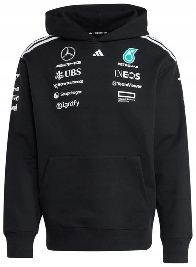 Mikina Mercedes Amg Petronas F1 adidas 2025 Hoodie r.XL