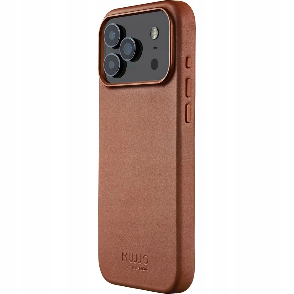 Mujjo iPhone 17 Pro Max Kožené puzdro MagSafe Leather Case Tan