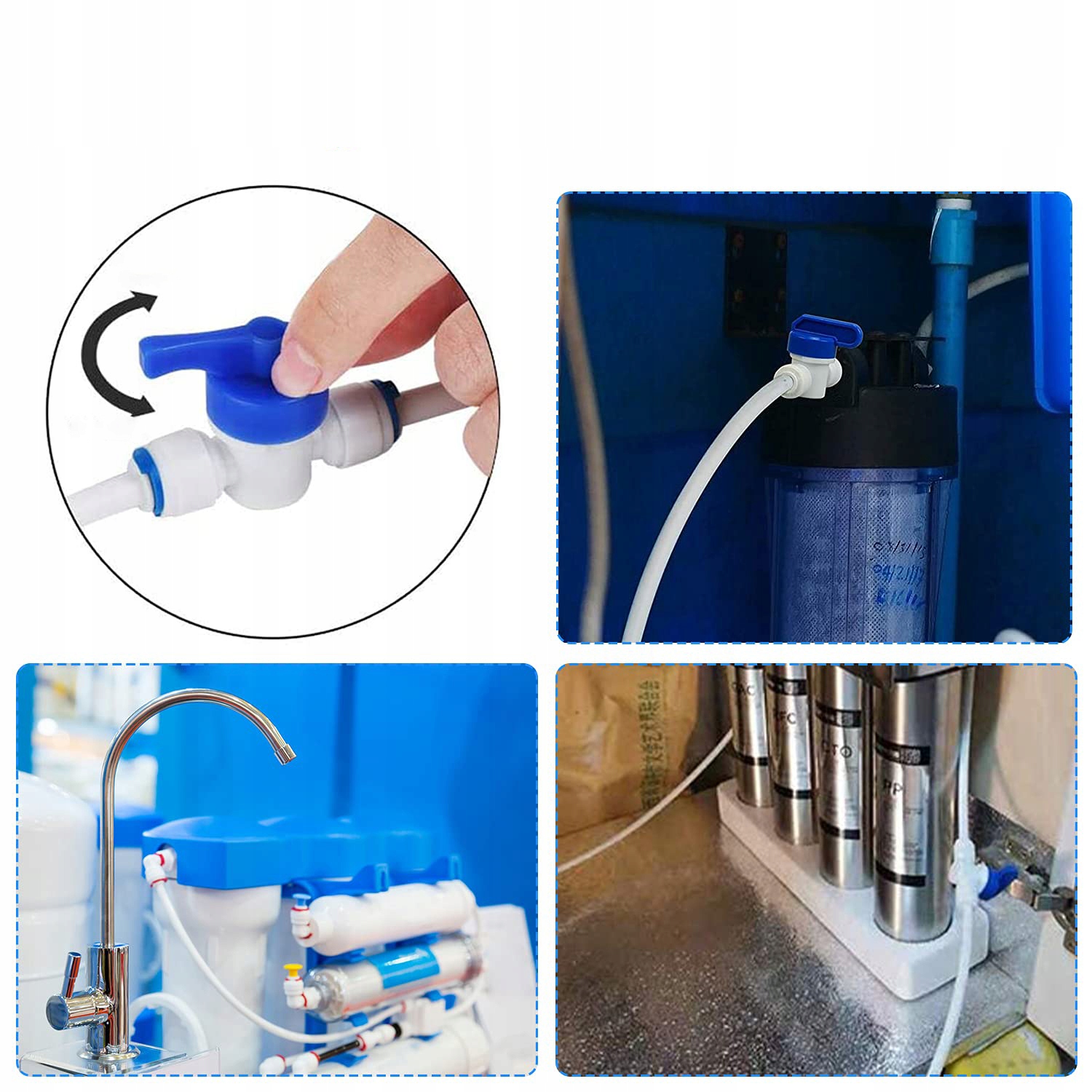 ZESTAW 15M WĄŻ DO LODÓWKI FILTRY WODY WĘŻYK DIY 1/4" EAN (GTIN) 0191491121661