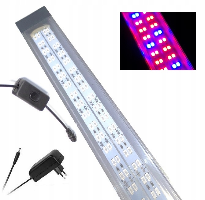 PANEL LAMPA LED GROW PLANT 50 CM. NOWOSC 80W IP44 Marka Maxim