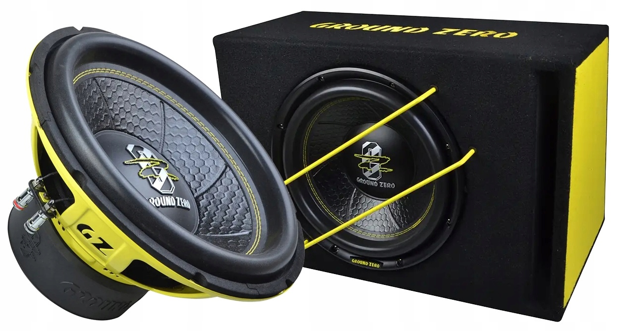 Ground Zero Gzib 12SPL potężny subwoofer 30 cm, moc 500W Rms 1000W Spl