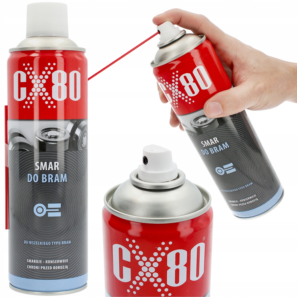 

Smar Spray Bram Zawiasów Łożysk Prowadnic Hamulców