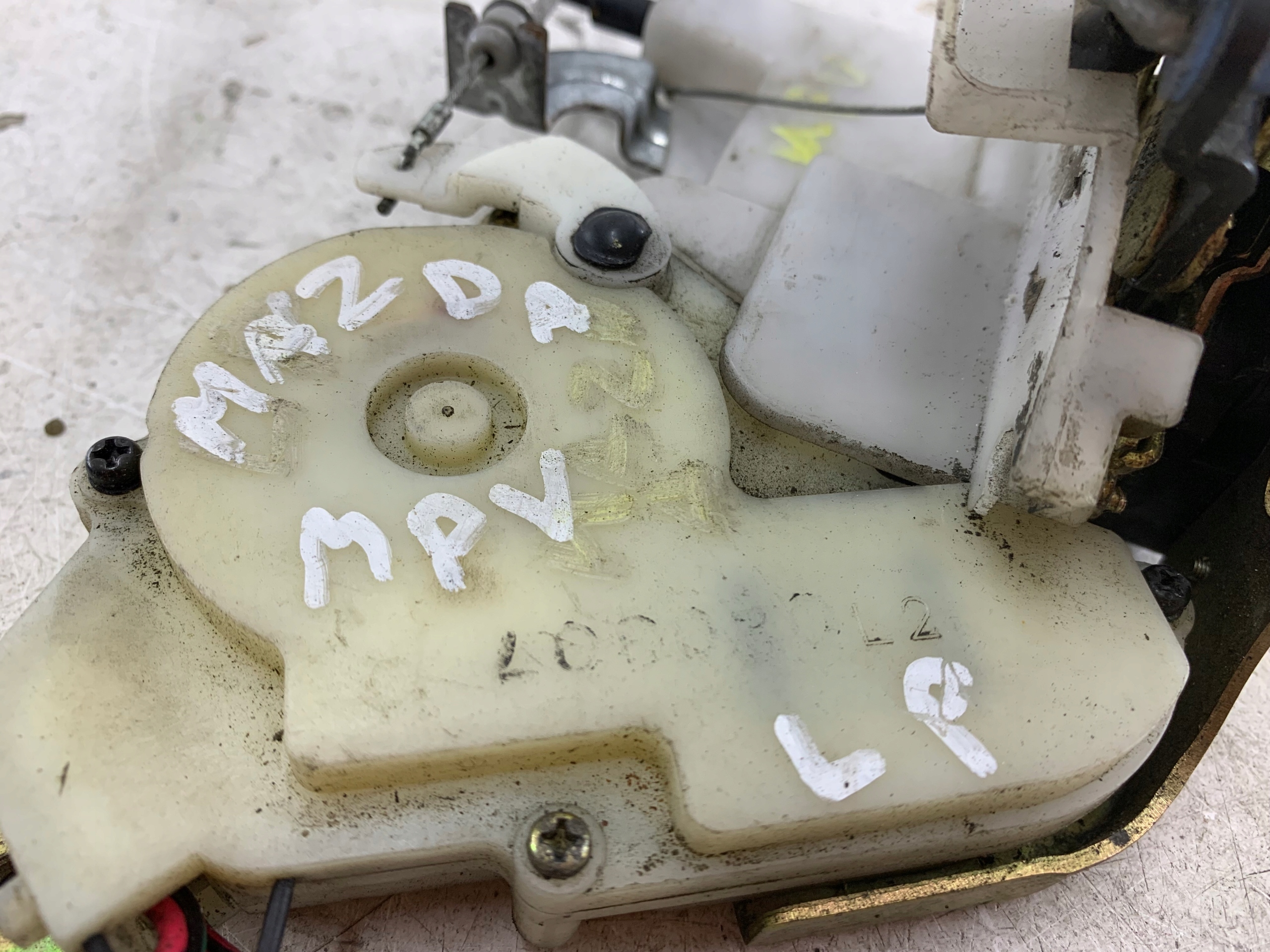 MAZDA MPV lock door left front