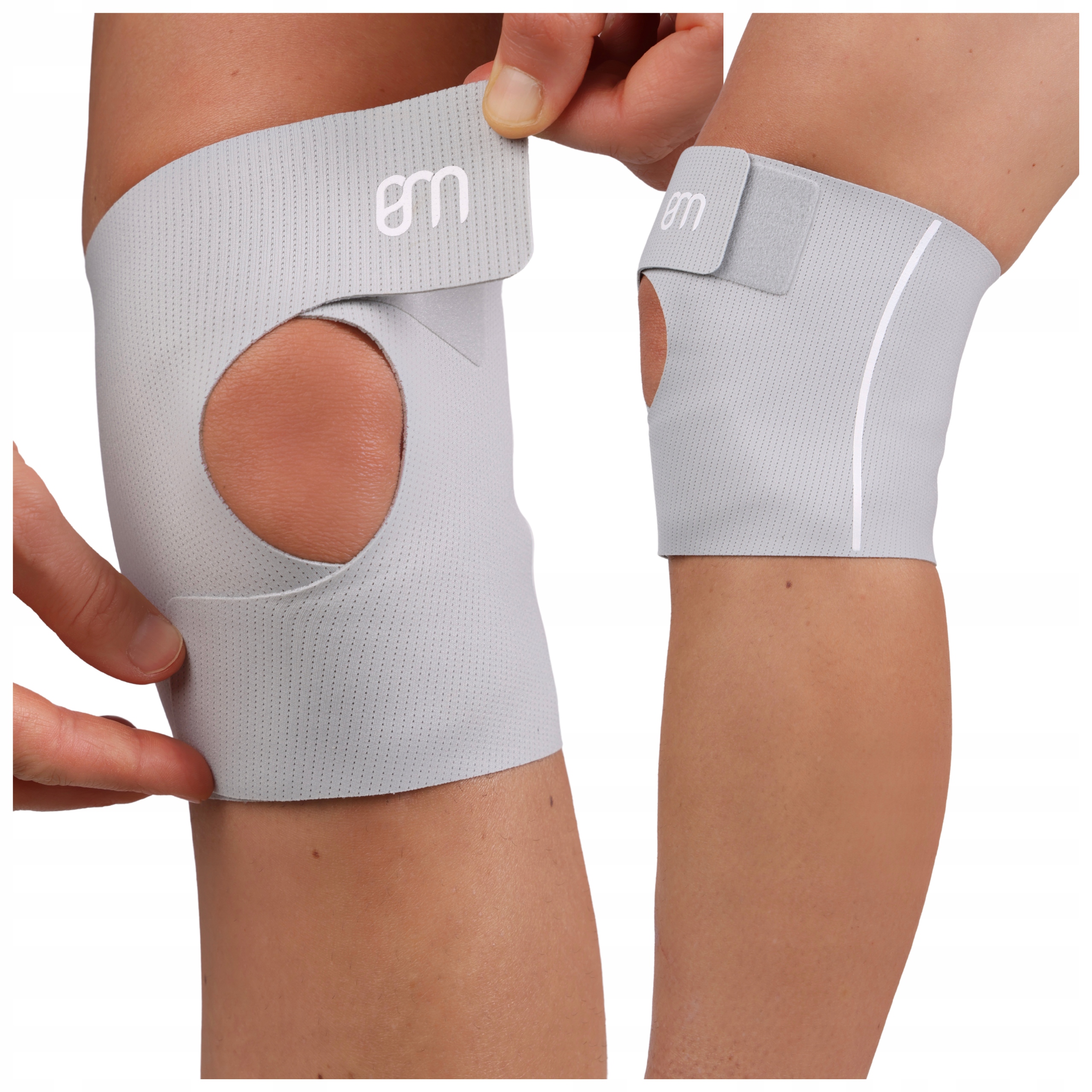 Stabilizátor Ortéza Kolena Řemínek Kolenního Kloubu Elastická Sportovní vel. M