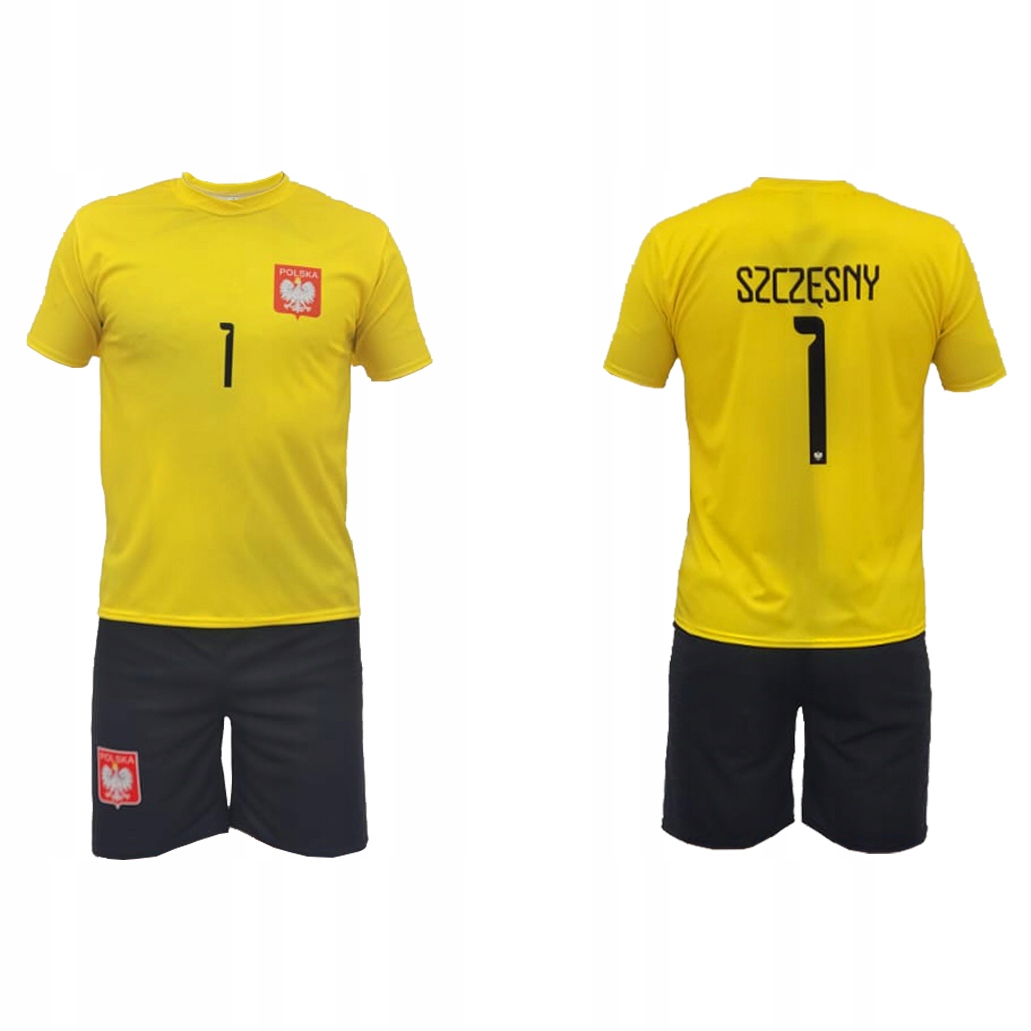 

Strój komplet piłkarski-SZCZĘSNY Polska -134cm