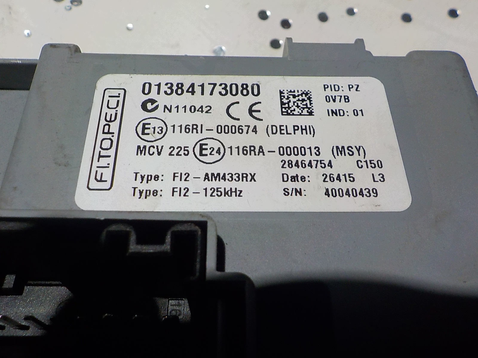 CITROEN NEMO modul BSI UCH 01384173080 DELPHI