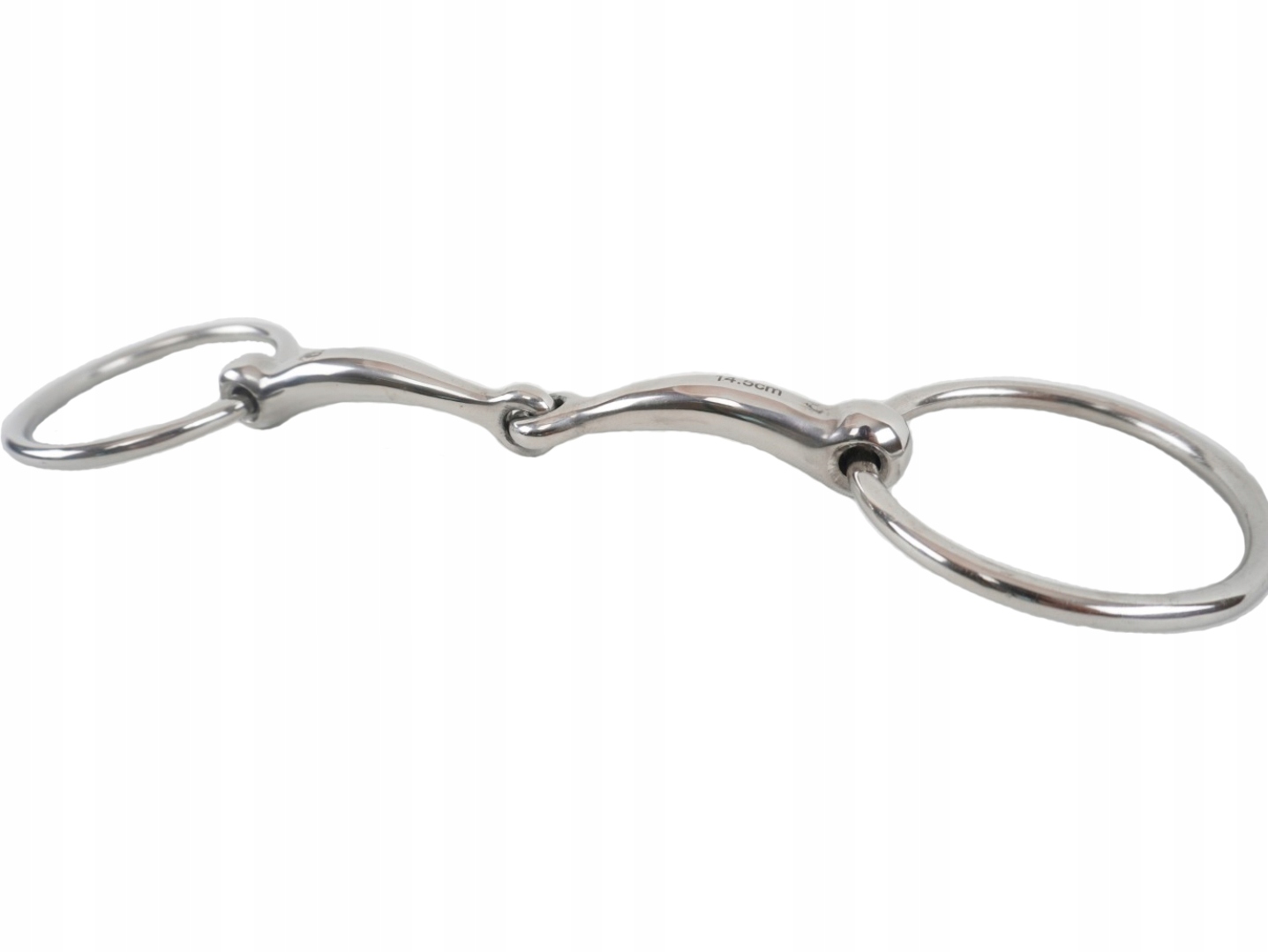 Wędzidło Anatomiczne pojedynczo łamane puste Balotade 13,5 cm Model Balotade