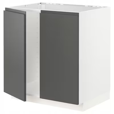 Ikea Metod Skříňka pod dřez/2 dveře bílá/Voxtor