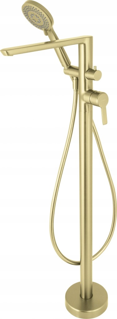 Arnika kartáčovaná zlatá voľne stojaca vaňová batéria (BQA_R17M) /ka/