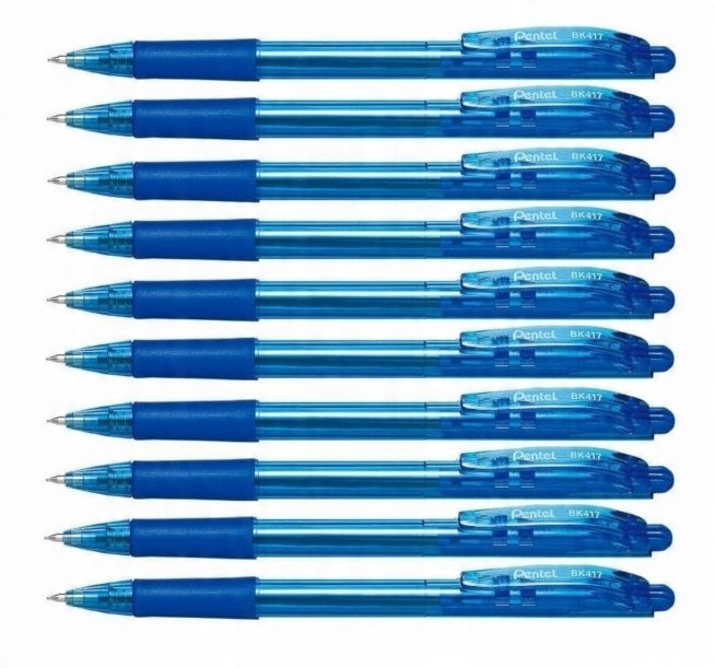 

Pentel 10 x Długopis Automatyczny Wow niebieski 07