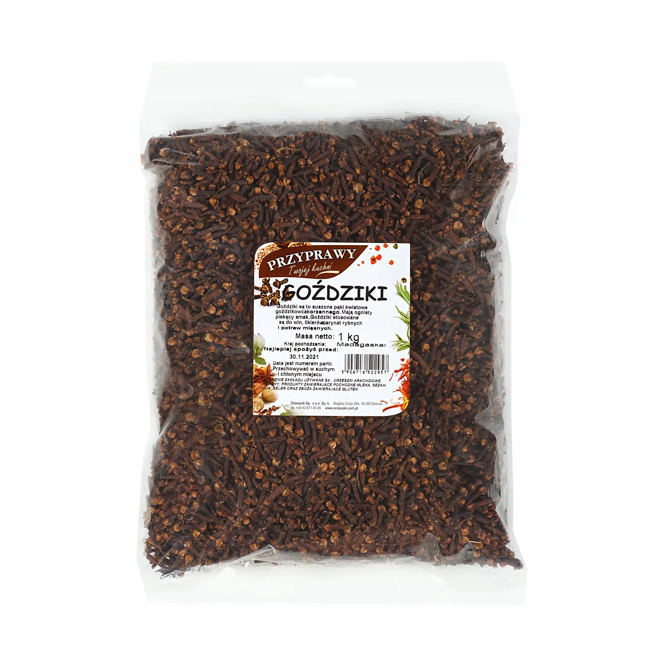 Levně Hřebíček celý Koření do vaší kuchyně 1 kg Hřebíčkového Koření